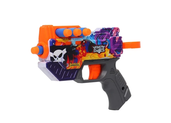 Fast Shots 4 lü Desenli Dart Tabancası - Resim 4