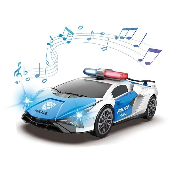 RS-9036C KUT.IŞIK.MÜZİK BUGATTİ POLİS ARABASI -ZRV ürün görseli 1