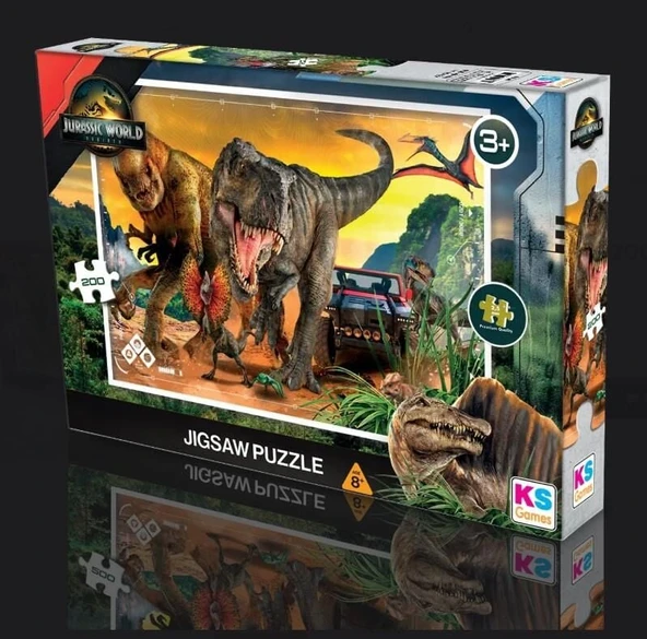 JW 113 JURRASIC WORLD REBİRTH PUZZLE 200 PRÇ.- KS ürün görseli 1