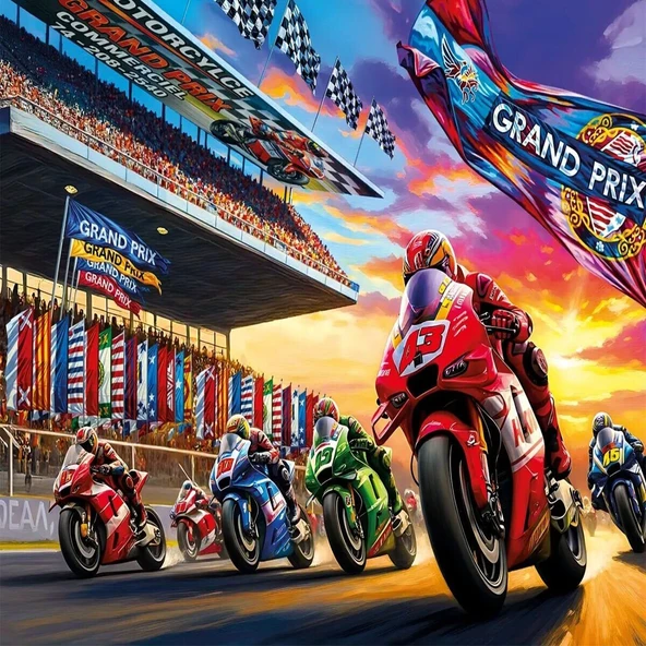 31753 MOTOR RACİNG 50 PARÇA PUZZLE ürün görseli 1