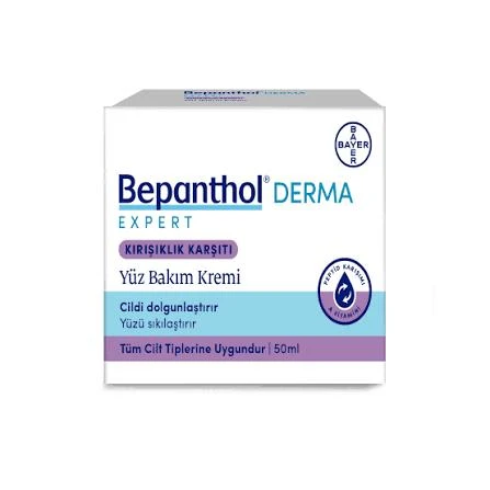 Bepanthol Derma Expert Kırışıklık Karşıtı Yüz Bakım Kremi 50 ml ürün görseli 1