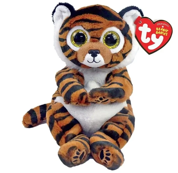 Ty Oturan Peluş Kaplan Clawdia 20 cm ürün görseli 1