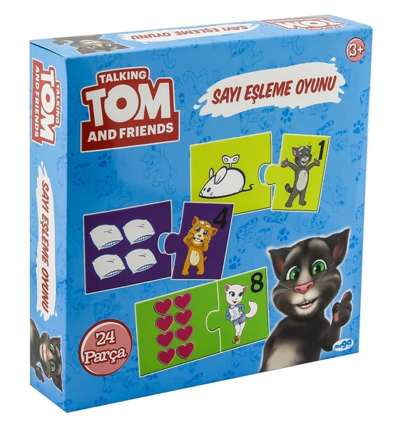 Konuşan Kedi Tom Sayı Eşleme Oyunu ürün görseli 1