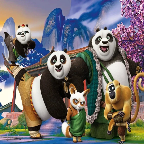 KP 714 KUNG FU PANDA PUZZLE 100 PRÇ ürün görseli 1