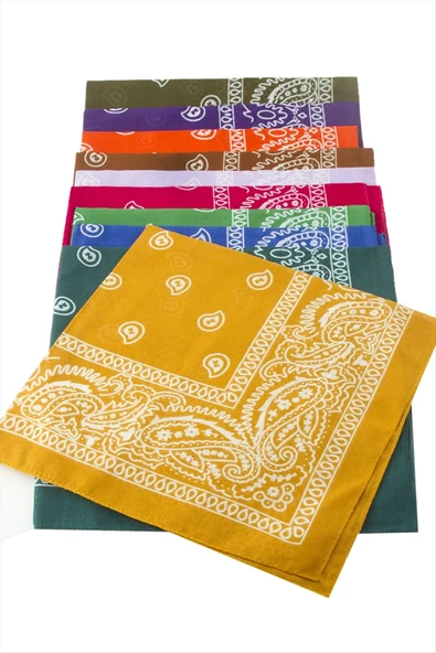 Çini Desenli Bandana 50*50 ürün görseli 1