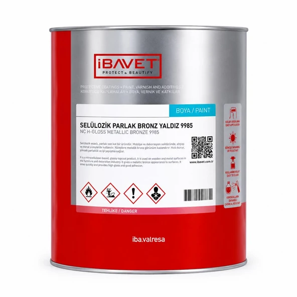 İbavet Selülozik Bronz Yaldız Boya 2.5 Lt ürün görseli 1