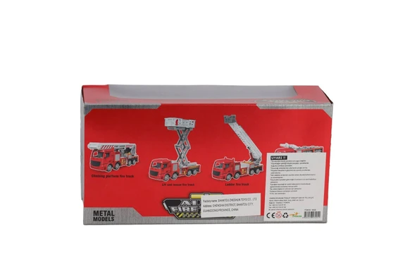8828 1 55 METAL KUTULU İTFAİYE ARACI ürün görseli 1