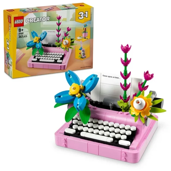 LEGO Creator Çiçekli 3'ü 1 Arada Çiçekli Daktilo Oyun Seti 31169 ürün görseli 1