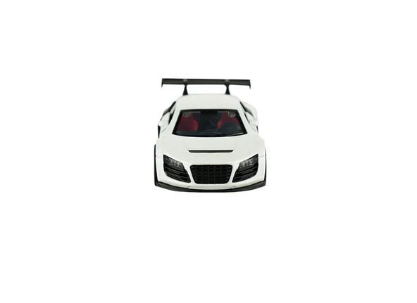 Die Cast Metal Çek Bırak Beyaz Spor Araba ürün görseli 1