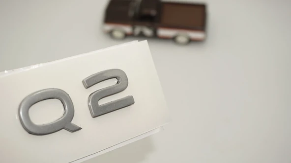 DK Tuning Q2 2025+ Bagaj Gümüş Yazı Logo Arma Audi İle Uyumlu ürün görseli 1