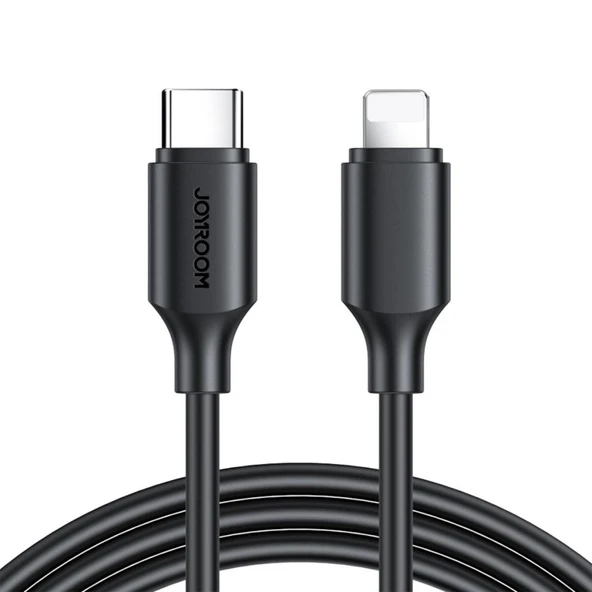 JOYROOM S-A9 30W Fast Hızlı Şarj Kablosu C TO L 1 mt Siyah Iphone/Apple Type-c to lightning Data Kablosu ürün görseli 1