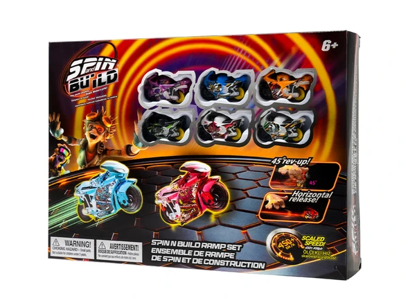 Spin and Build Rampa ve 6 lı Motor Seti ürün görseli 1