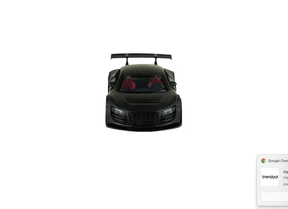 Die Cast Metal Çek Bırak Siyah Spor Araba ürün görseli 1