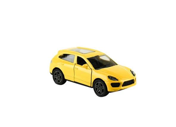 Die Cast Metal Çek Bırak Sarı Suv - Resim 2