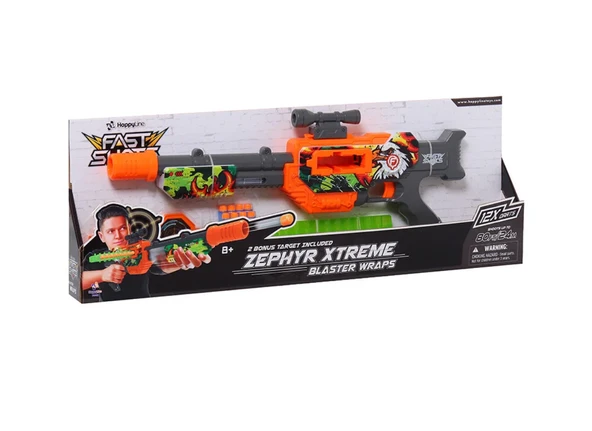 Fast Shots 12 li Desenli Dart Tabancası ürün görseli 1