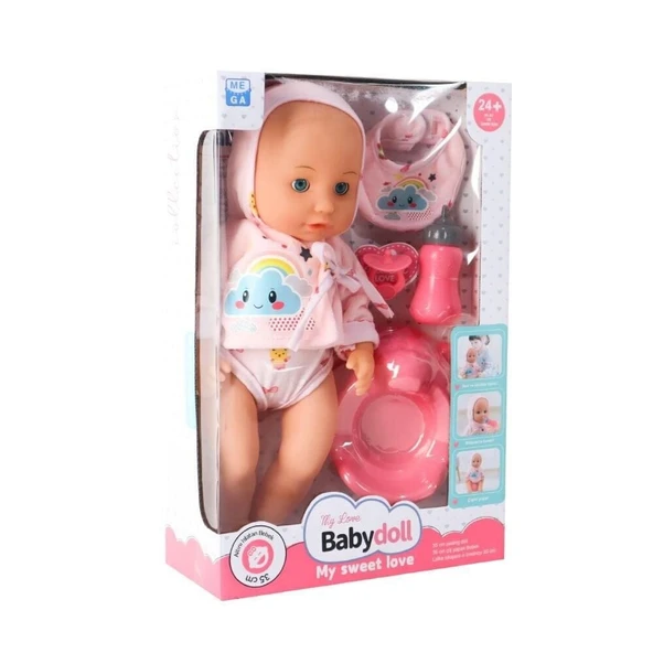 BEBEK VE TUVALET EĞİTİMİ SETİ 35 CM- Stokta Olan Renk Gönderilir ürün görseli 1