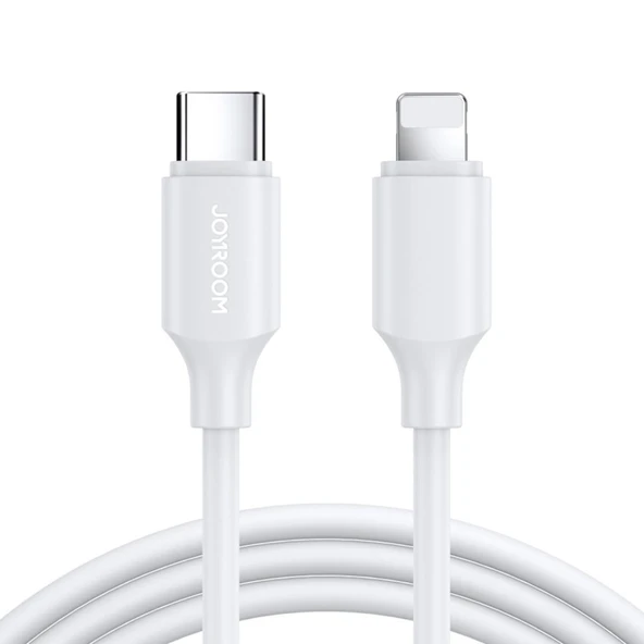 JOYROOM S-A9 30W Fast Hızlı Şarj Kablosu  C TO L 1mt Beyaz TYPE-C to Lightning Iphone / Apple Data Kablosu ürün görseli 1