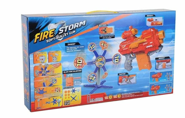 Fire Storm Yarı Otomatik Dart Tabancası - Resim 4