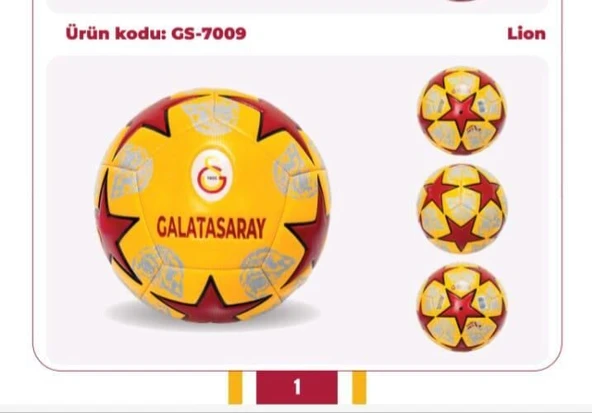 GS-7009 GALATASARAY FUTBOL TOPU LİON-CNT ürün görseli 1