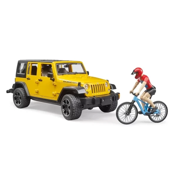 Jeep W. Rubicon & Bisiklet Ve Sürücüsü - Resim 5