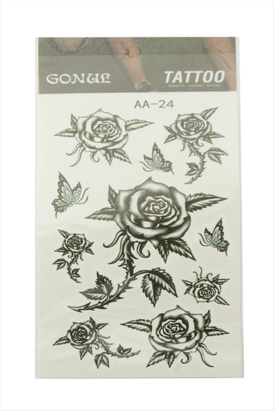 Gül Tattoo Dövme Sticker ürün görseli 1