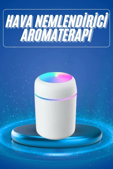Nevamel Rgb Işıklı Ulrasonik Ledli Hava Nemlendirici Buhar Makinesi Buhardanlık ürün görseli 1