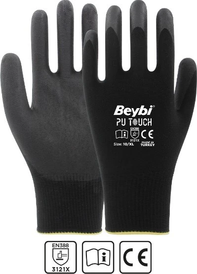 Beybi Pu Touch Aşınma ve Kesilmeye Dirençli Eldiven 10 Xl 3 Çift ürün görseli 1