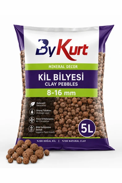 kil bilyesi  8-16 Mm Kil Bilyesi - Yıkanmış Özel Ürün 5 litre ürün görseli 1