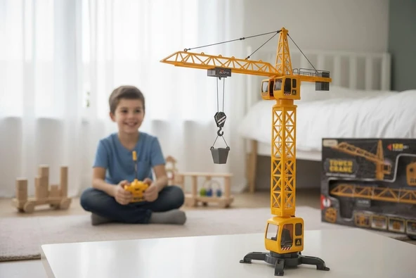 SH5001 2.4G 1:12 UZK.KUM.KULE VİNÇ 9KN IŞK SES-ZRV ürün görseli 1