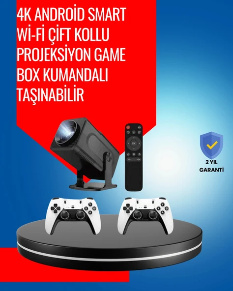 Nevamel 1.5 KG Ağırlığında 4500 Retro Oyunlu Multimedya Projektör ürün görseli 1