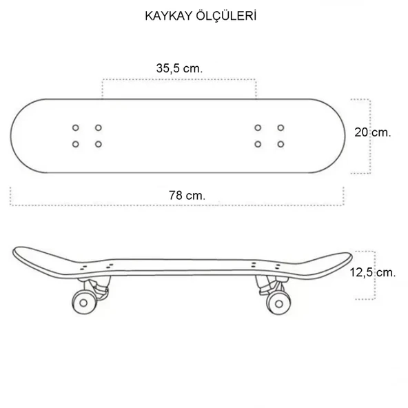 Canadian Maple Profesyonel Kaykay - Resim 5