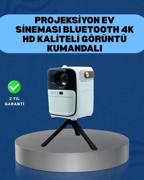Nevamel Ultra HD Çözünürlüklü Taşınabilir Projektör – 1920x1080 Piksel Görüntü Kalitesi (Kopya) ürün görseli 1