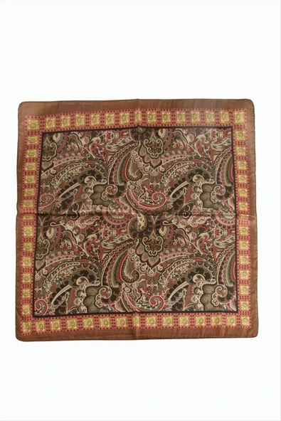 Çiçek Desenli Zr Şifon Fular 50*50 cm ürün görseli 1