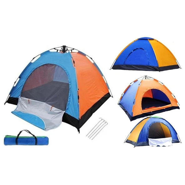 6 Kişilik Otomatik Kurulumlu Çadır  2.2 x 2.5 x 1.65 M ürün görseli 1