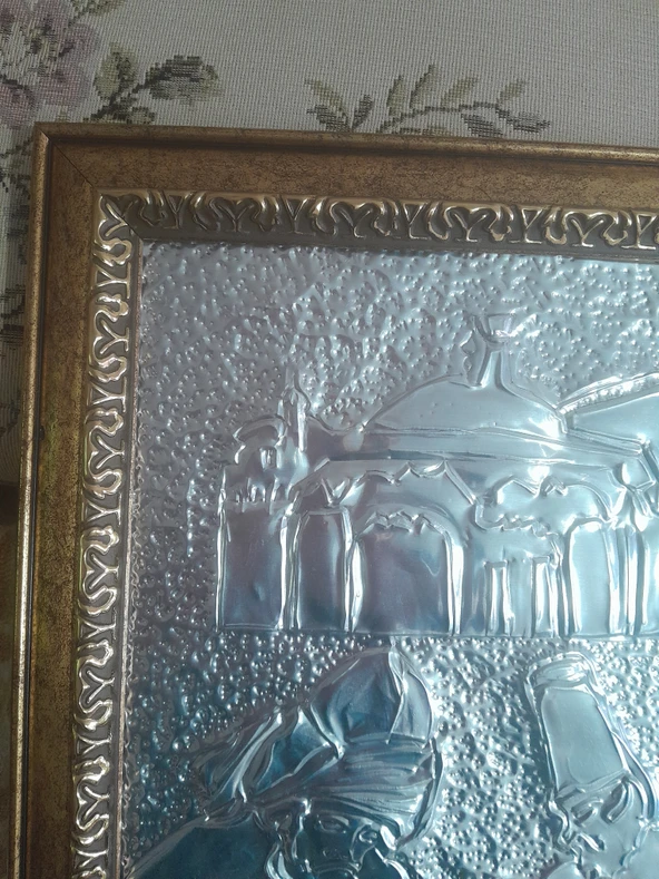 Rölyef Kabartma Çerçevede Resim - Resim 3