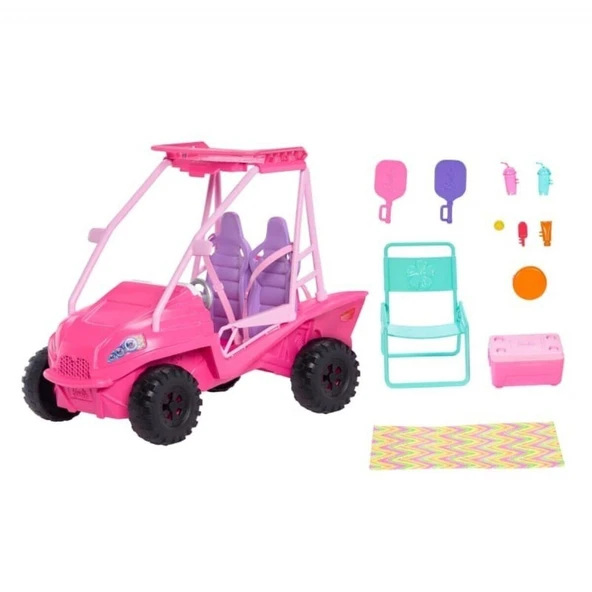 JFV68 Plaj Arabası Oyun Seti - Barbie Mysteries: Beach Detectives ürün görseli 1