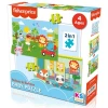 Fisher Price Baby Railway & Bedtime 2’si 1 Arada Puzzle ürün görseli 1