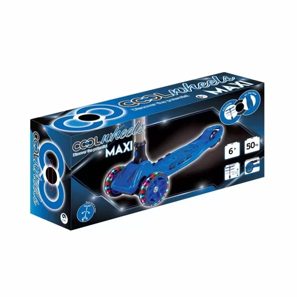 Cool Wheels Maxi Scooter Mavi - Resim 5