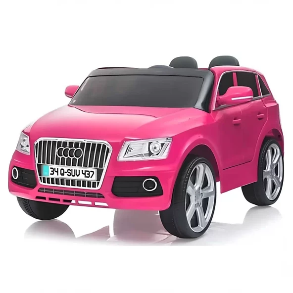 Babyhope 437 Audi Q-SUV 12V Pembe Akülü Araba ürün görseli 1