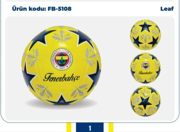 FB-5108 FENERBAHÇE FUTBOL TOPU LEAF-CNT ürün görseli 1