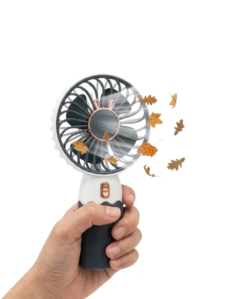 Yüksek Hava Akışlı Taşınabilir Sessiz Mini Fan - Resim 4