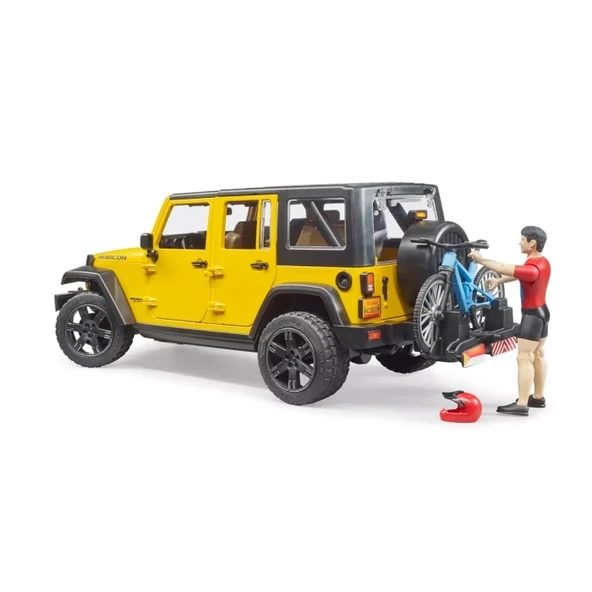 Jeep W. Rubicon & Bisiklet Ve Sürücüsü - Resim 4