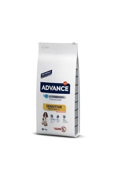 Advance Advance Sensitive Medium Maxi Somonlu Köpek Maması 12 Kg ürün görseli 1