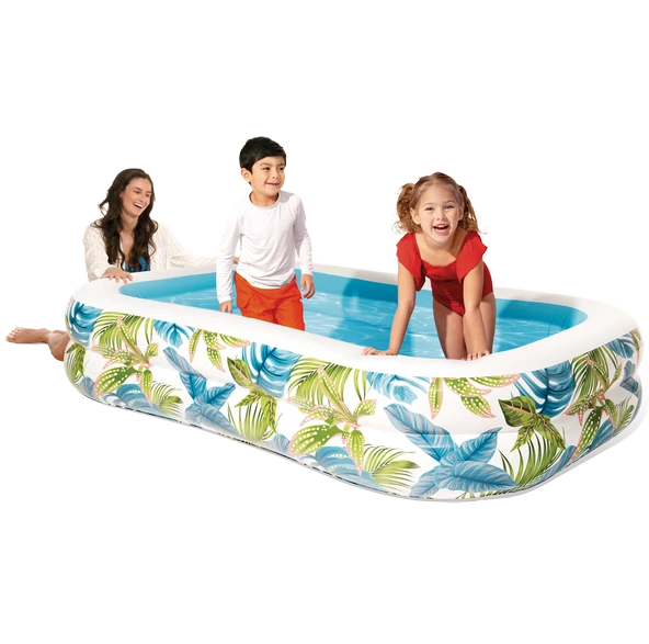 IH57177 YAPRAK DESENLI TROPIK AILE-VRD ürün görseli 1