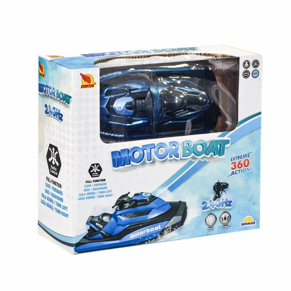 3328 Kumandalı Işıklı Motorboat 2.4GHz -Sunman ürün görseli 1