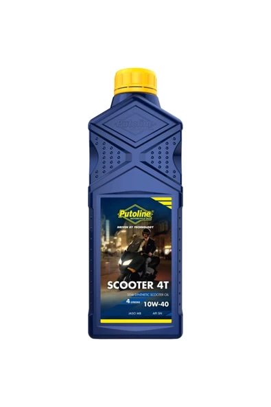 PUTOLINE Scooter 4t 10w40 Motosiklet Motor Yağı 1 Litre ürün görseli 1
