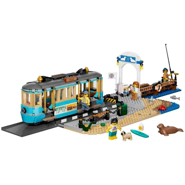 60506 Lego City Klasik Plaj Tramvayı 693 parça +7 yaş ürün görseli 1