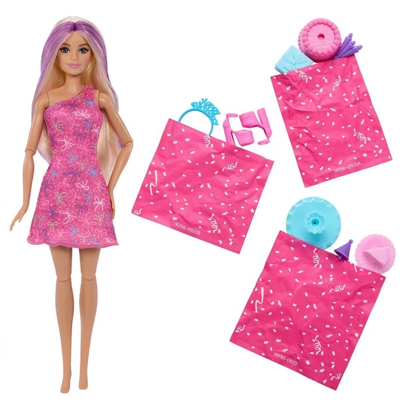 JKF66 Barbie Party Unboxed Parti Sürprizi Doğumgünü ürün görseli 1