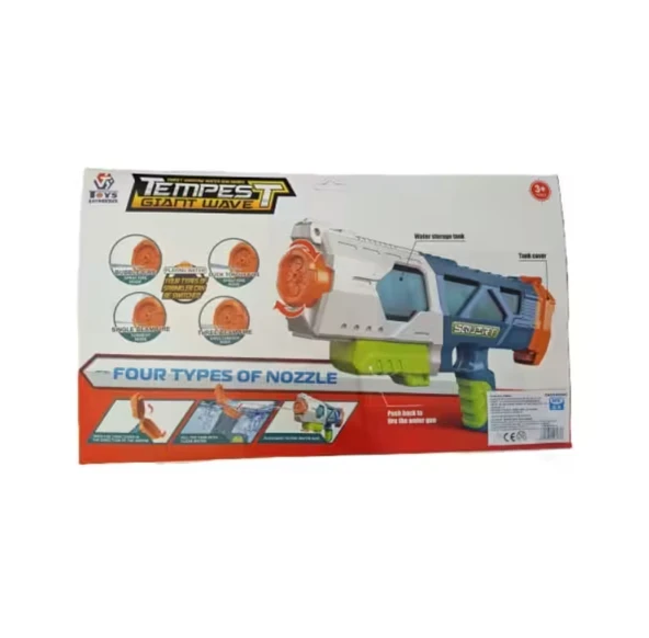 Tempest Giant Wave 42 cm Dört Atış Modlu Su Tabancası ürün görseli 1
