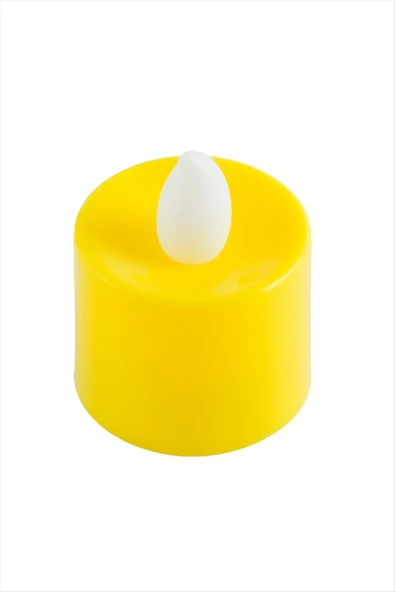 Yuvarlak Şekilli Işıklı Mum 4 cm - Resim 2